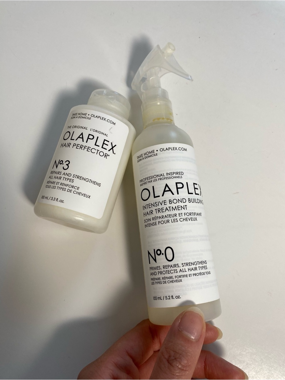 Olaplex No. 0 Intensive Bond Building Hair Treatment + No. 3 Hair Perfector set